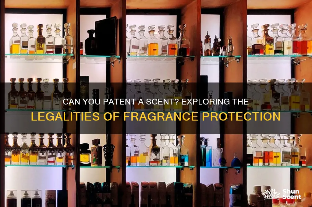 can you patent a scent