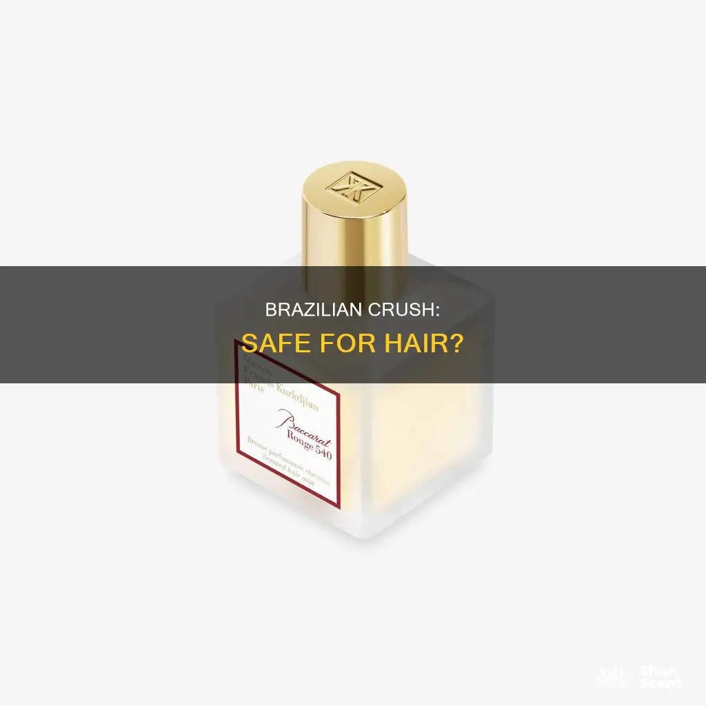 can you put brazilian crush perfume in your hair