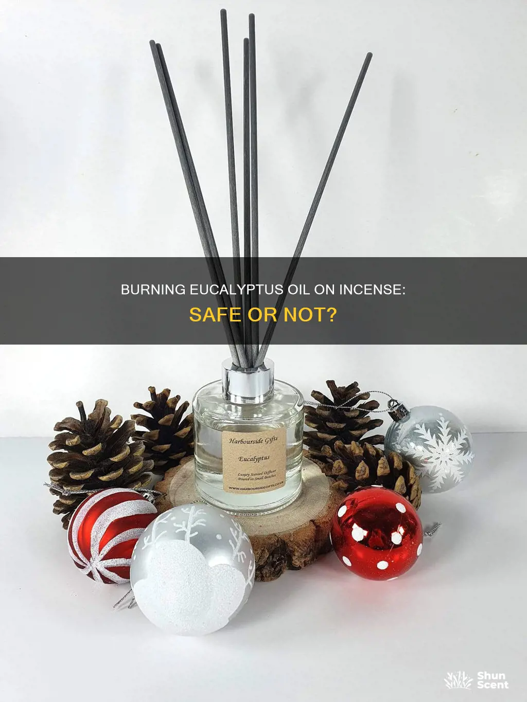 can you put eucalyptus oil on incense and burn it