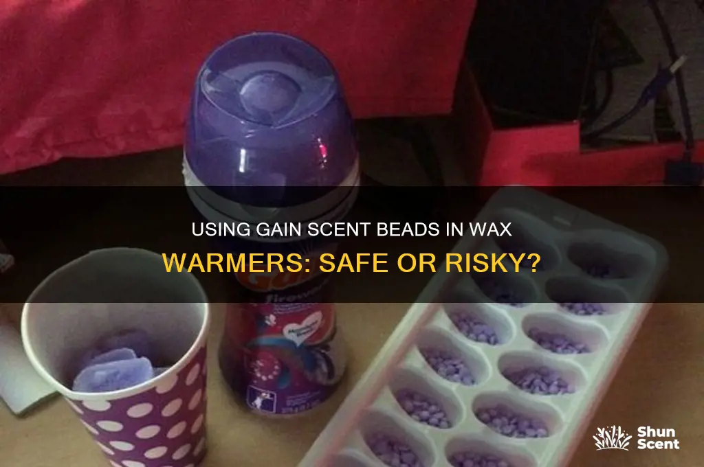 can you put gain scent beads in wax warmer