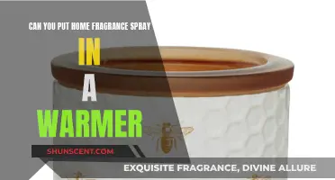 Use Home Fragrance Spray in a Warmer?