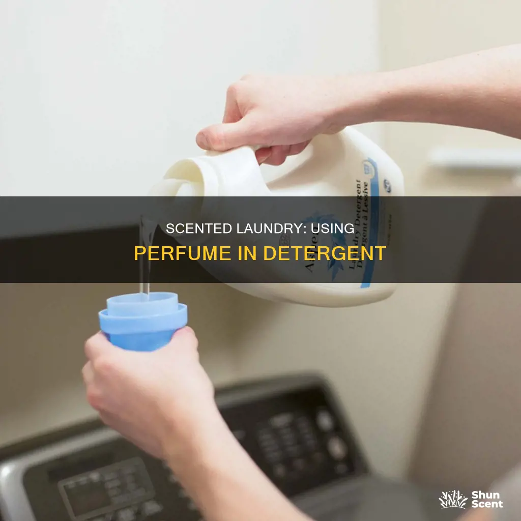 can you put perfume in laundry detergent