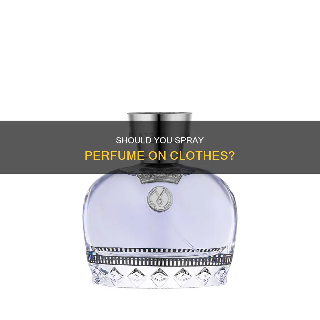 can you put roll on perfume on clothes