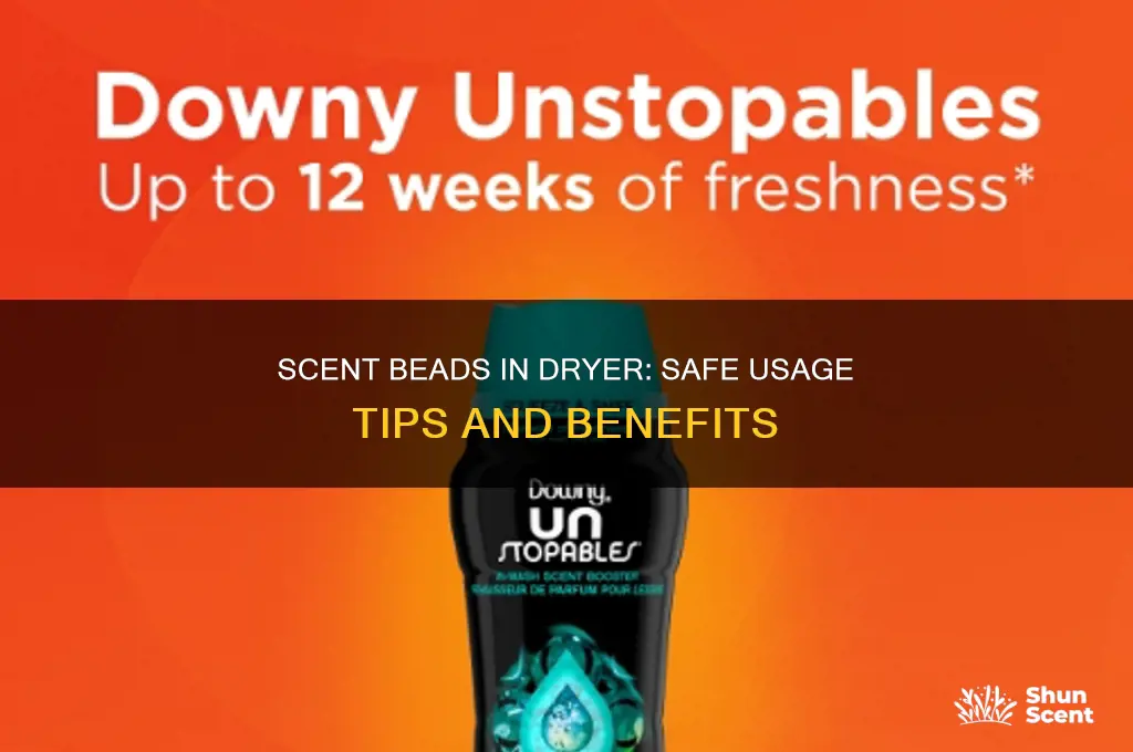 can you put scent beads in the dryer