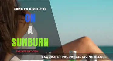 Soothe Sunburn Safely: Should You Use Scented Lotion for Relief?