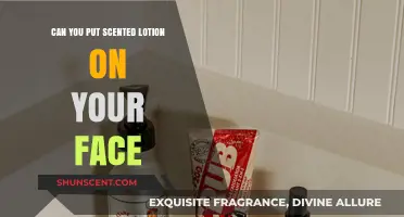 Can Scented Lotion Be Used on Your Face? Expert Advice