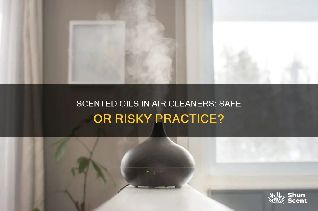 can you put scented oil in a air cleaner