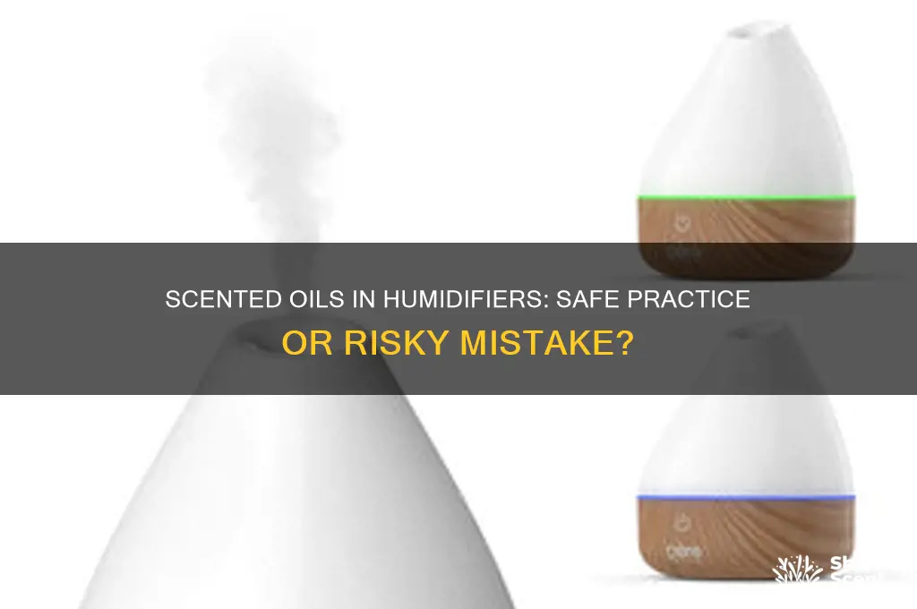 can you put scented oil in a humidifier