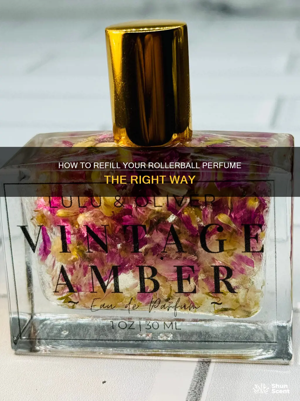 can you refill a rollerball perfume