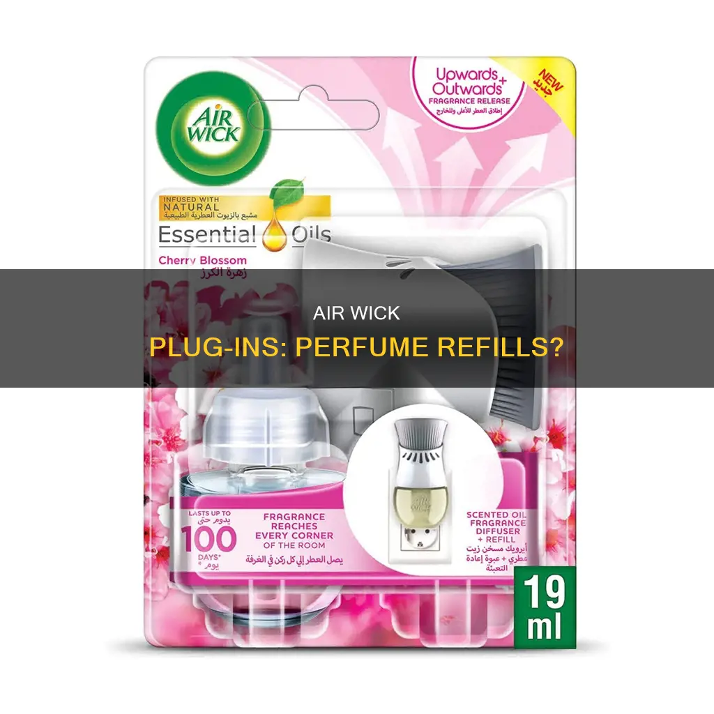 can you refill air wick plug ins with perfume
