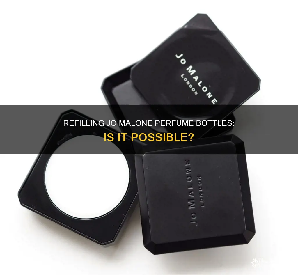 can you refill jo malone perfume bottles