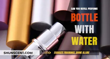 Refilling Perfume Bottles: Water or Fragrance?