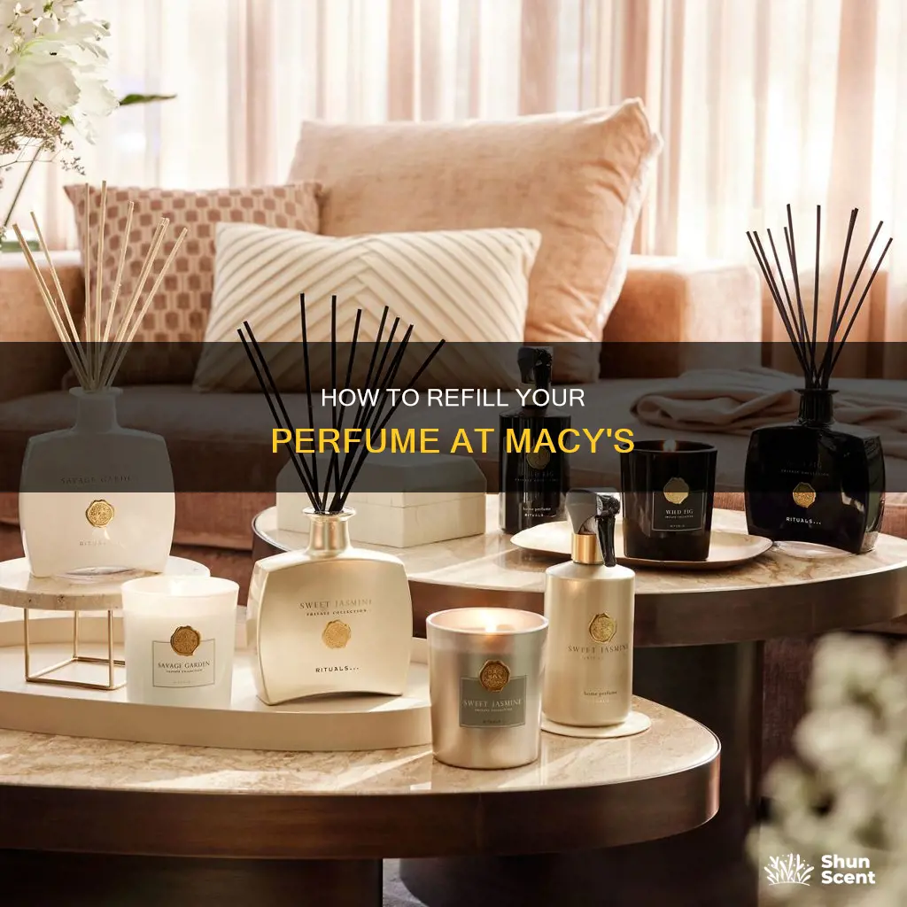 can you refill perfume bottles at macys