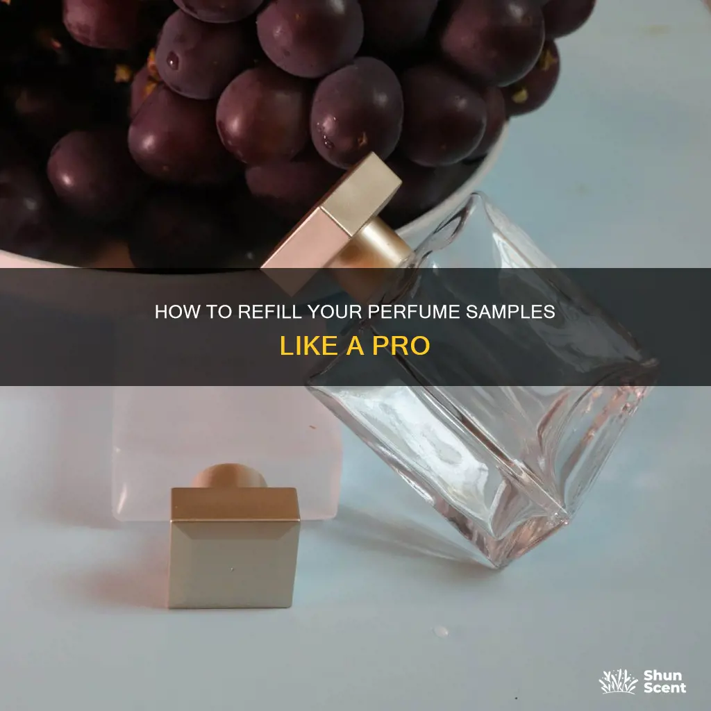 can you refill perfume samples
