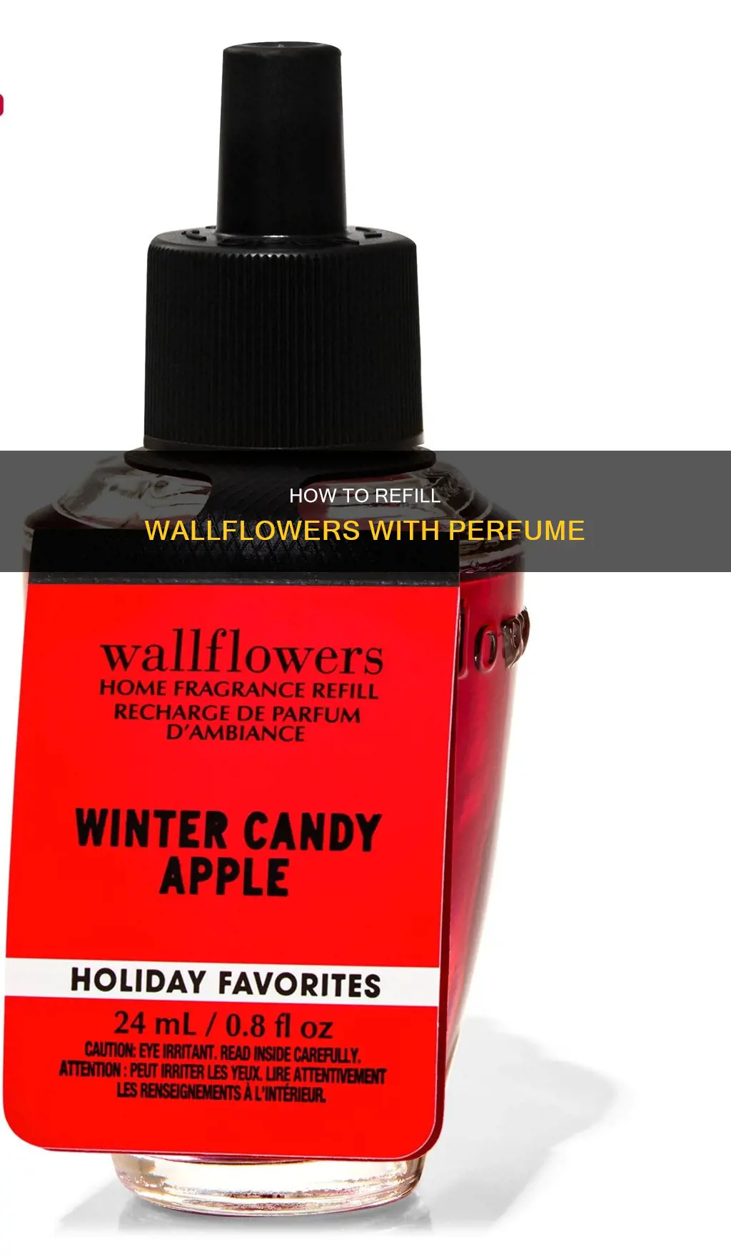 can you refill wallflowers with perfume