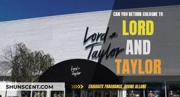 Returning Cologne to Lord and Taylor: Is it Possible?