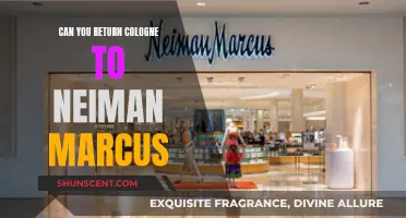 Returning Cologne to Neiman Marcus: What's the Policy?