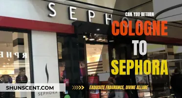 Returning Cologne to Sephora: What's the Policy?