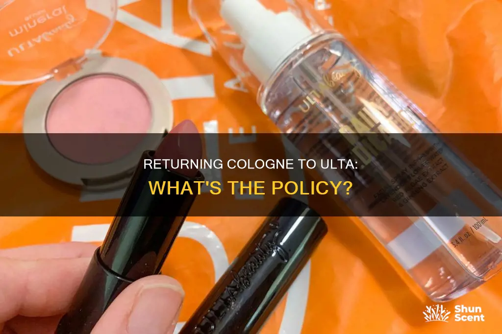 can you return cologne to ulta