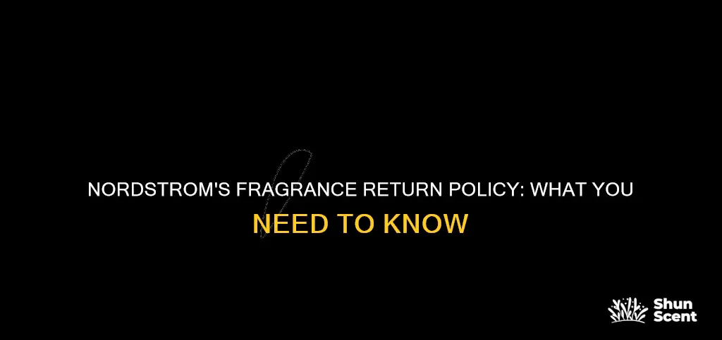 can you return fragrance to nordstrom