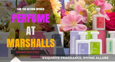 Returning Opened Perfume to Marshalls: What's the Policy?