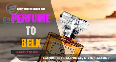 How to Return Opened Perfume to Belk?