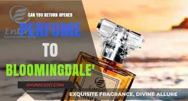 How to Return Opened Perfume to Bloomingdale's