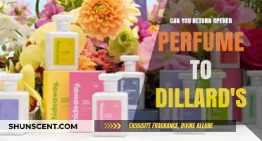 How to Return Opened Perfume to Dillard's