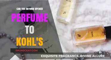How to Return Opened Perfume to Kohl's