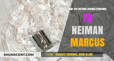 Returning Opened Perfume to Neiman Marcus: What's the Policy?