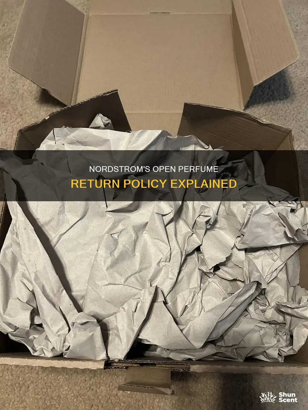 can you return opened perfume to nordstrom
