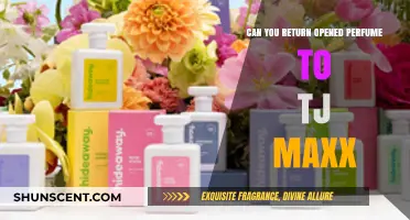 How to Return Opened Perfume to TJ Maxx