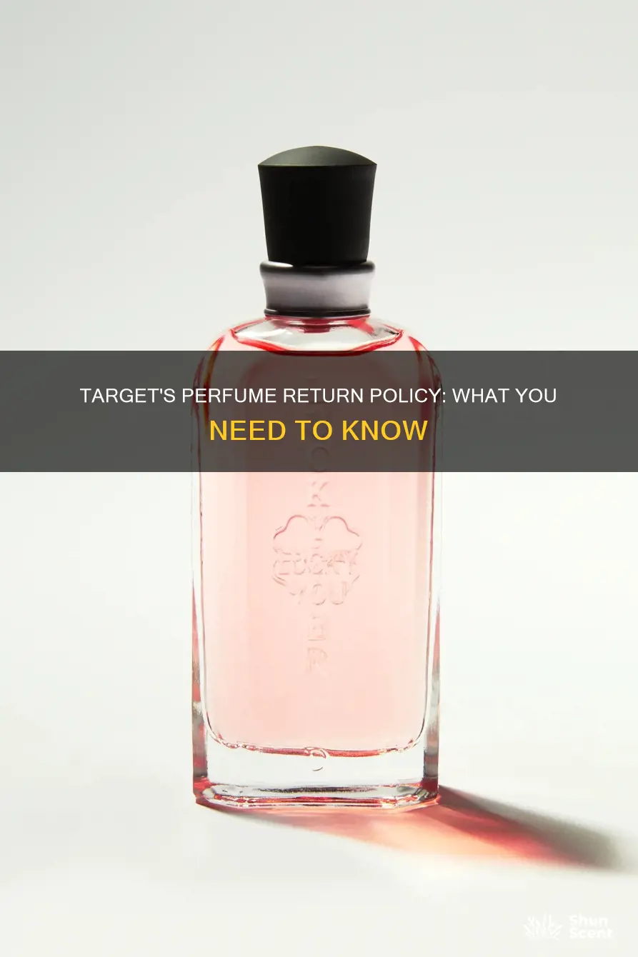 can you return perfume at target