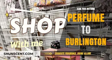 How to Return Perfume to Burlington?