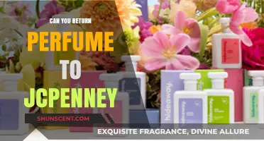 Returning Perfume to JC Penney: What's the Policy?