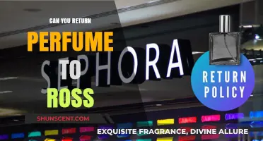 Returning Perfume to Ross: What's the Policy?