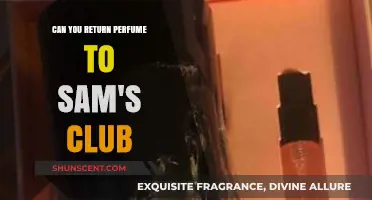 Sam's Club Perfume Return: What You Need to Know