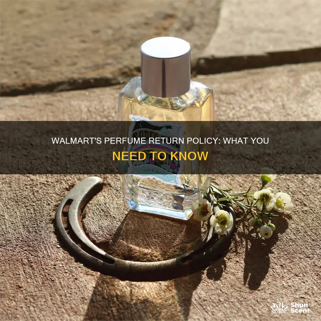 can you return perfumes to wlamart