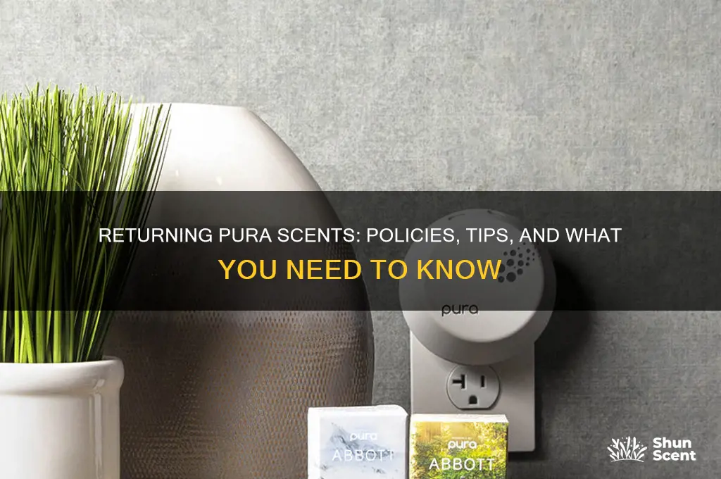 can you return pura scents