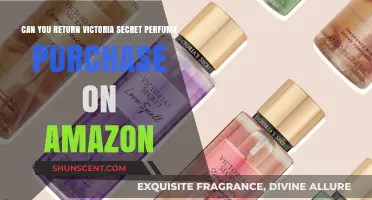 Returning Victoria's Secret Perfume Purchased on Amazon