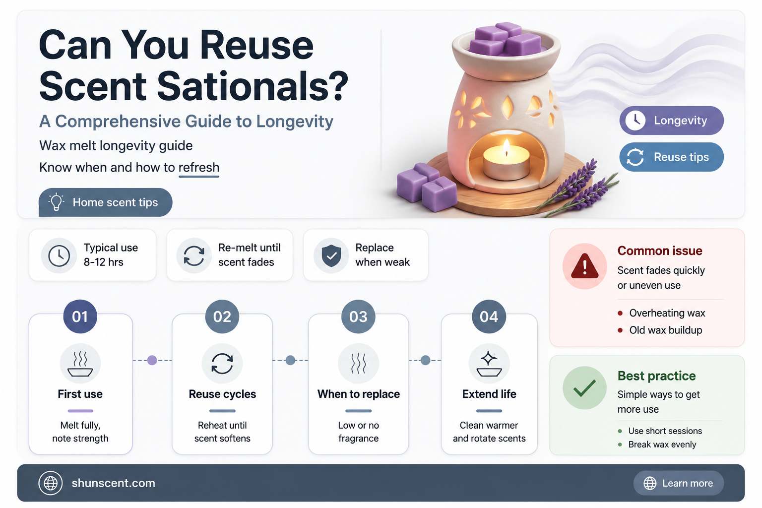 are scent sationals reusable