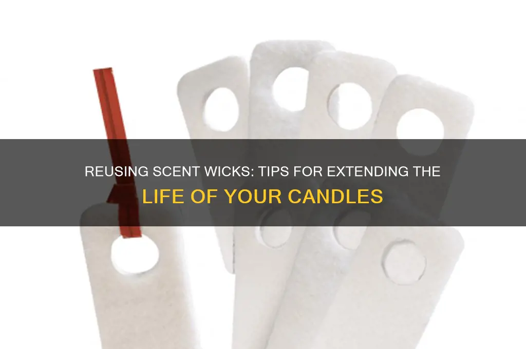 can you reuse scent wicks