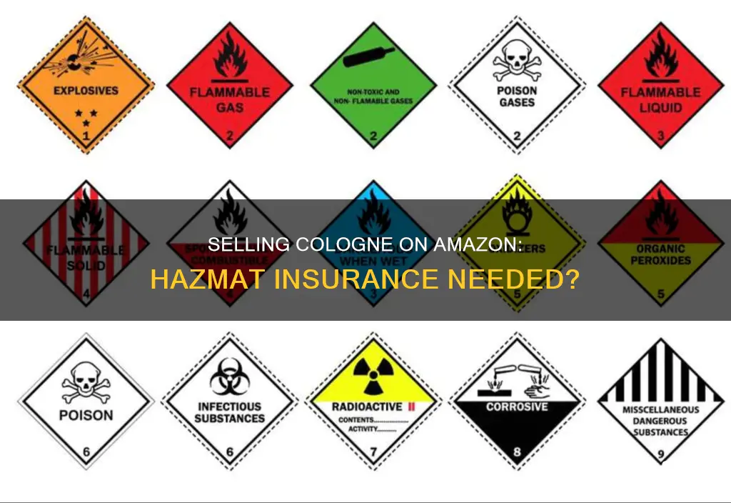 can you sale cologne on amazon without hazmat insurer