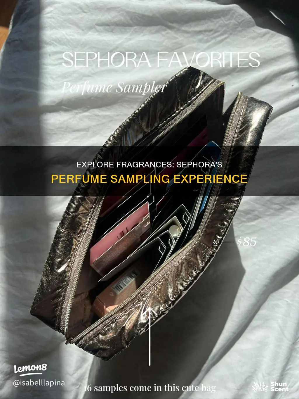 can you sample perfume at sephora