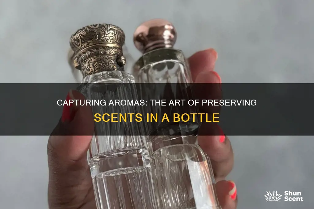 can you save a scent in a bottle