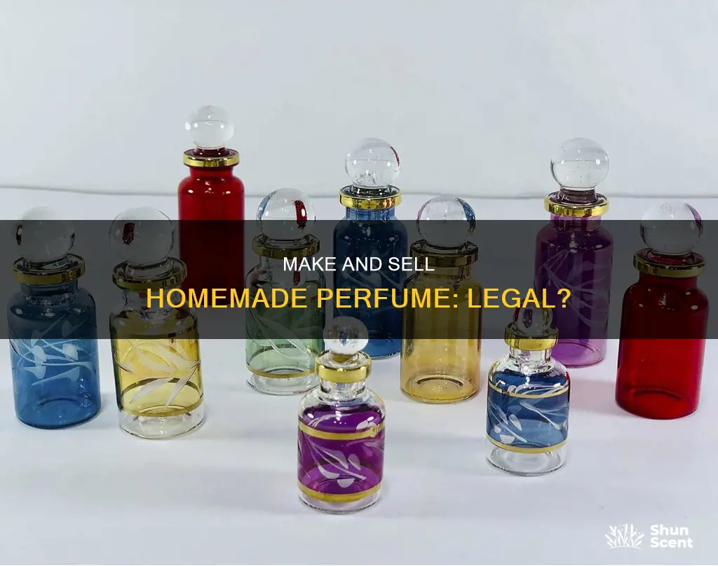can you sell homemade perfume