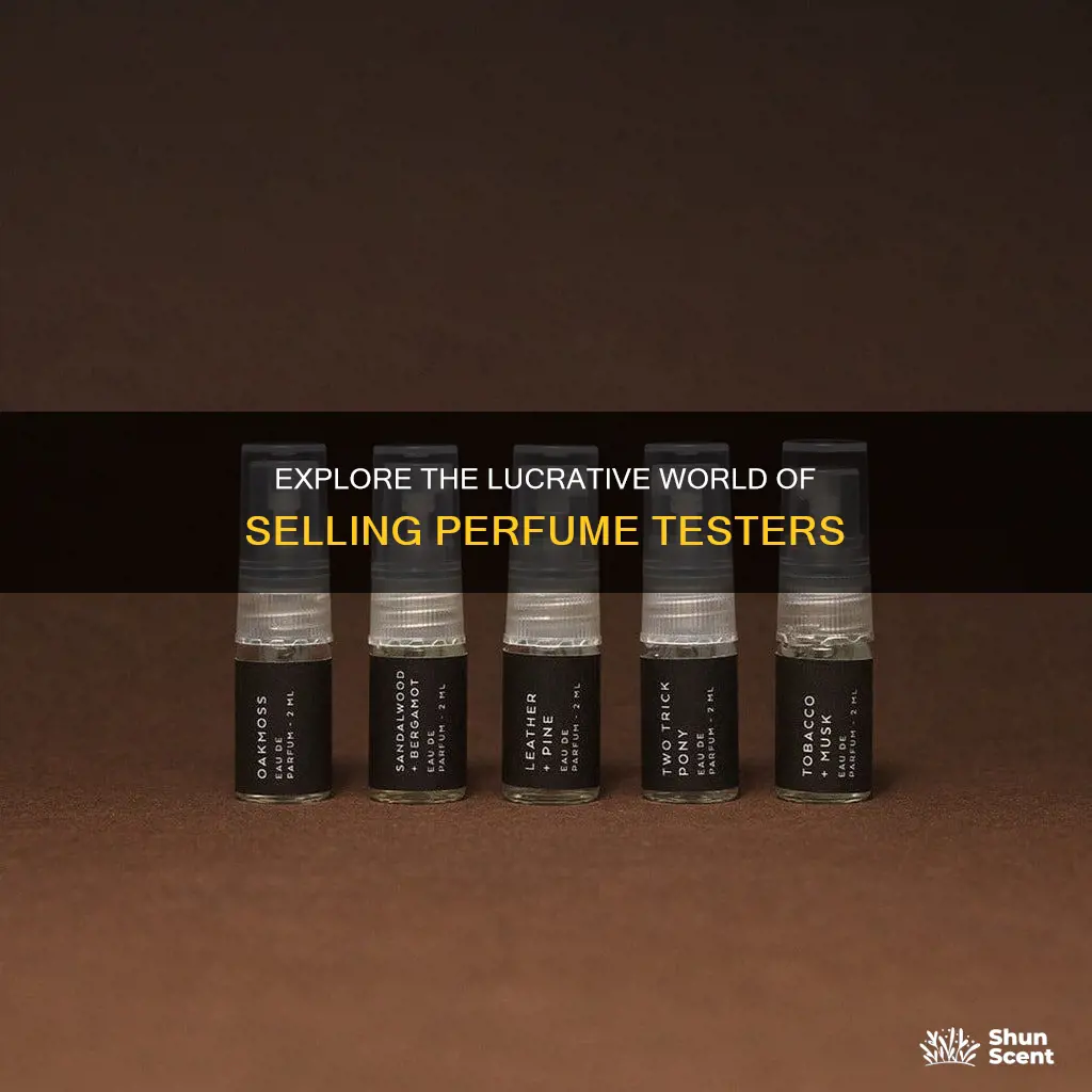 can you sell perfume testers