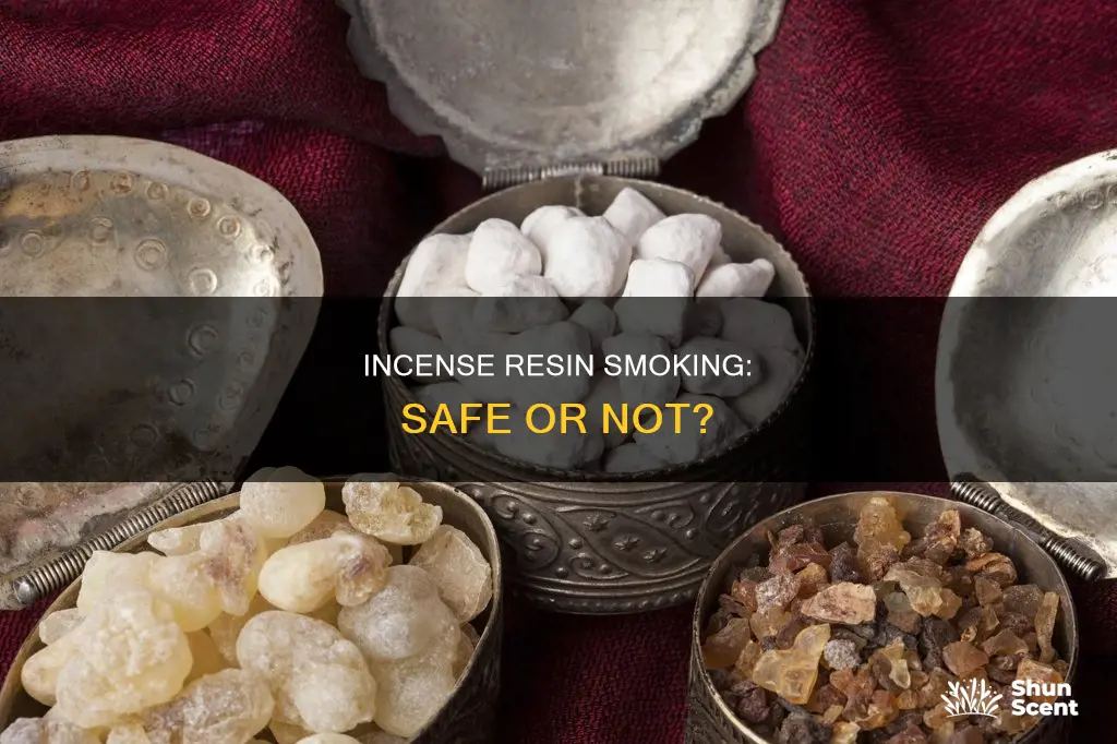 can you smoke incense resin
