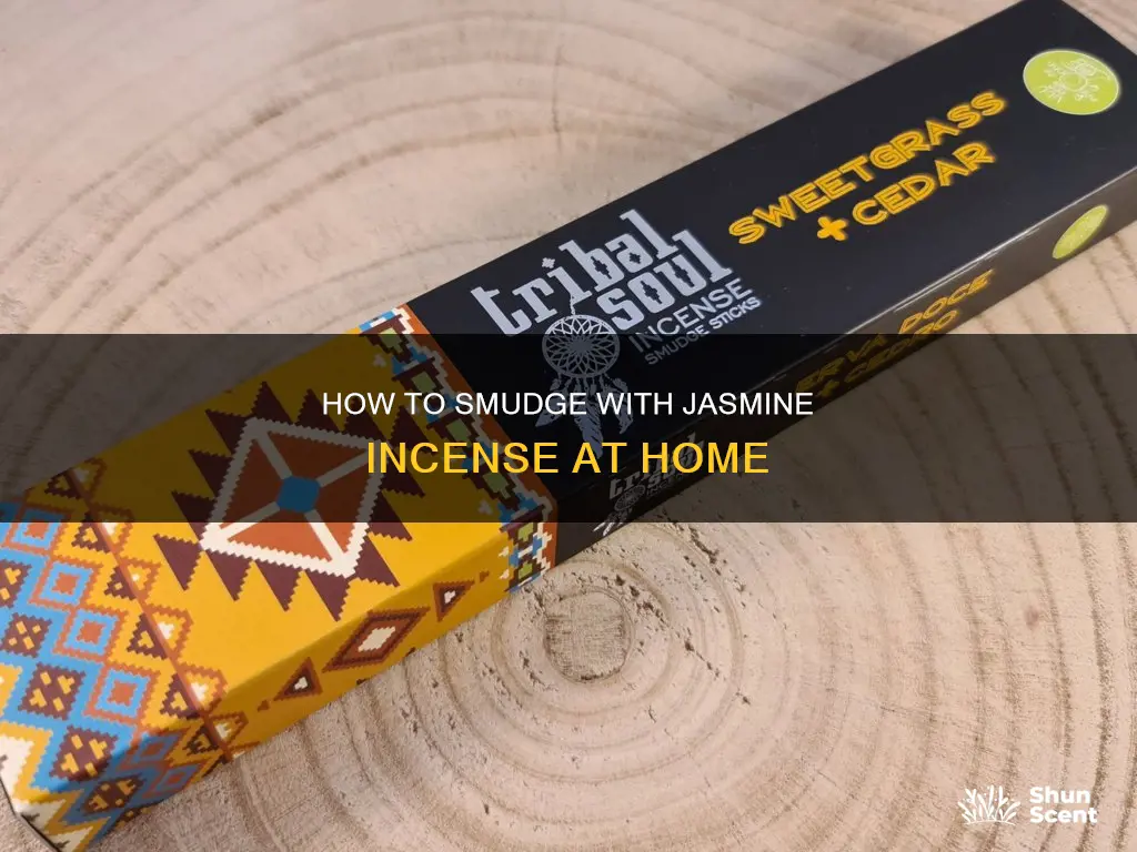 can you smudge with a jasmine incense
