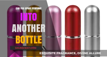 Transferring Fragrances: Spray Perfume into Another Bottle